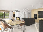 Проект дома ARCHON+ Дом в малиновках 30 дневная зона (визуализация 1 вид 6)