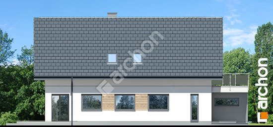 Бочний фасад Будинок в купині 2 (Г2)