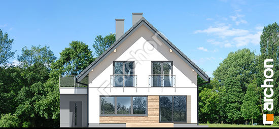 Дворовой фасад Дом в купене 2 (Г2)