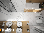 Проект будинку ARCHON+ Будинок в купині 2 (Г2) візуалізація ванни (візуалізація 3 від 4)