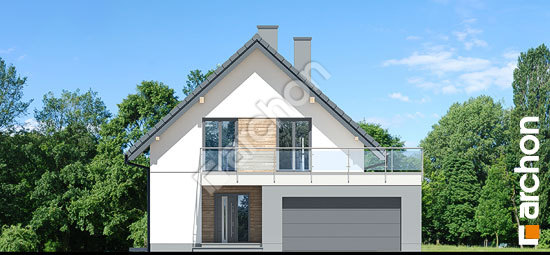 Передний фасад Дом в купене 2 (Г2)