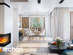 Проект дома ARCHON+ Дом в купене 2 (Г2) дневная зона (визуализация 1 вид 3)