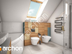 Проект будинку ARCHON+ Будинок в журавках 4 (Т) візуалізація ванни (візуалізація 3 від 1)