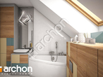 Проект будинку ARCHON+ Будинок в журавках 4 (Т) візуалізація ванни (візуалізація 3 від 2)