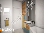 Проект дома ARCHON+ Дом в журавках 4 (Т) визуализация ванной (визуализация 3 вид 3)