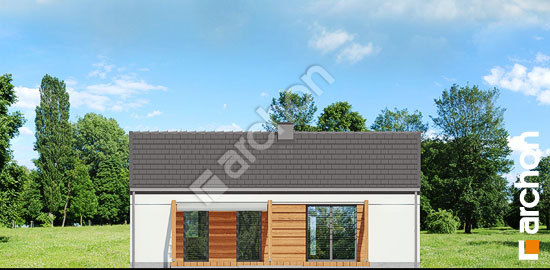 Дворовой фасад Дом в коручках 6