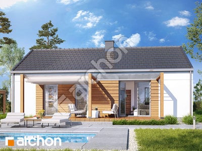 Проект дома ARCHON+ Дом в коручках 6 