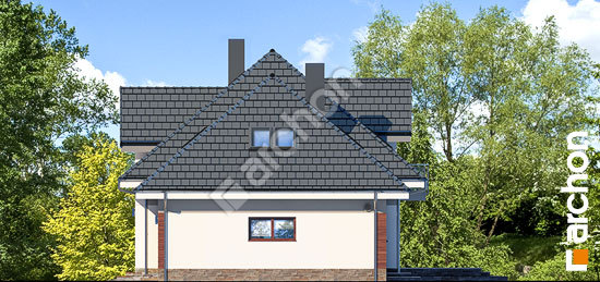 Боковой фасад Дом в сливах 2 (Г2Е)