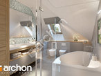 Проект дома ARCHON+ Дом в сливах 2 (Г2Е) визуализация ванной (визуализация 3 вид 2)