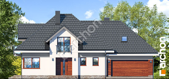 Передний фасад Дом в сливах 2 (Г2Е)