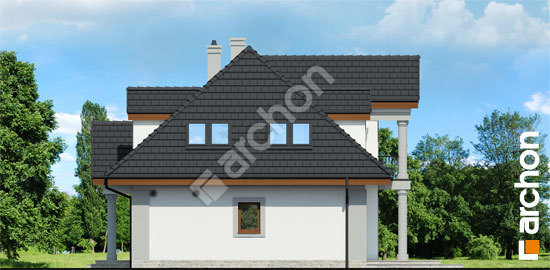 Бочний фасад Будинок в айстрах вер.2