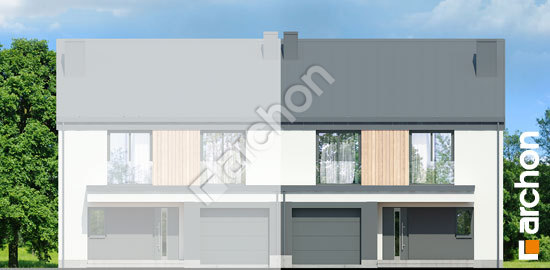 Передний фасад Дом в нарциссах 7 (Б)