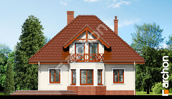 Дворовий фасад Будинок в полуниці вер. 2