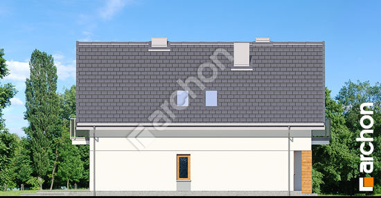 Боковой фасад Дом в гортензиях 2