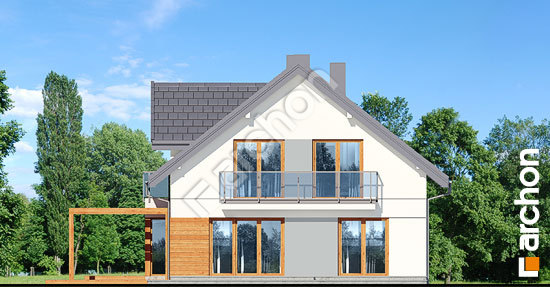 Дворовий фасад Будинок у гортензіях 2 