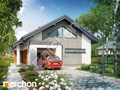Проект будинку ARCHON+ Будинок в араліях Вид 2