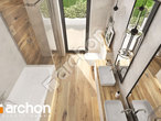 Проект будинку ARCHON+ Будинок у відличках 3 (Г2) візуалізація ванни (візуалізація 3 від 4)