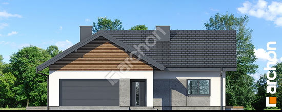 Передний фасад Дом в видличках 3 (Г2)