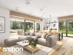 Проект будинку ARCHON+ Будинок у відличках 3 (Г2) денна зона (візуалізація 1 від 3)