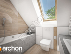 Проект дома ARCHON+ Дом в сон-траве (А) визуализация ванной (визуализация 3 вид 1)