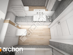 Проект дома ARCHON+ Дом в сон-траве (А) визуализация ванной (визуализация 3 вид 4)