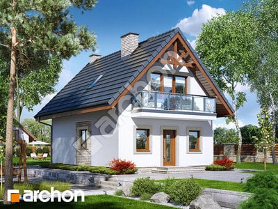 Проект дома ARCHON+ Дом в сон-траве (А) 