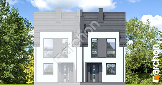 Передній фасад Будинок в рівіях 18 (Б)