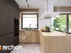 Проект дома ARCHON+ Дом в мотыльках 2 визуализация кухни 1 вид 3