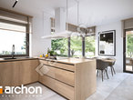 Проект дома ARCHON+ Дом в мотыльках 2 визуализация кухни 1 вид 4