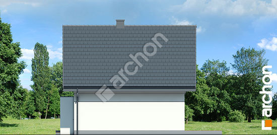 Боковой фасад Дом на пригорке 2 (Н)