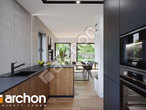 Проект будинку ARCHON+ Будинок на пагорбі 2 (Н) візуалізація кухні 1 від 2