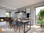Проект дома ARCHON+ Дом на пригорке 2 (Н) дневная зона (визуализация 1 вид 6)