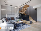 Проект дома ARCHON+ Дом на пригорке 2 (Н) дневная зона (визуализация 1 вид 7)