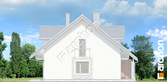 Бочний фасад Будинок в цикламенах 3 (Б) вер. 3