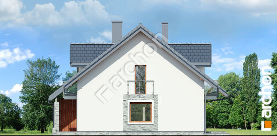 Бочний фасад Будинок в цикламенах 3 (Б) вер. 3