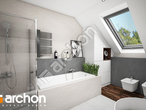 Проект будинку ARCHON+ Будинок в сріблянках 2 (Г2Т) візуалізація ванни (візуалізація 3 від 2)