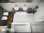 Проект будинку ARCHON+ Будинок в сріблянках 2 (Г2Т) візуалізація ванни (візуалізація 3 від 4)