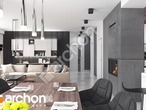 Проект дома ARCHON+ Дом в серебрянках  2 (Г2Т) дневная зона (визуализация 1 вид 5)