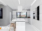Проект дома ARCHON+ Дом в мачейках (Г2) визуализация кухни 1 вид 1