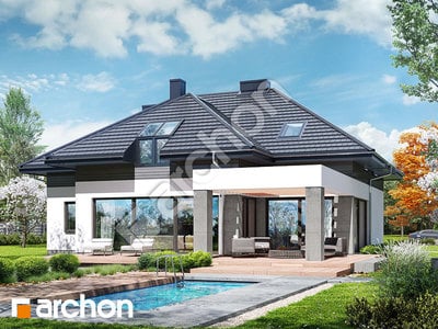 Проект дома ARCHON+ Дом в мачейках (Г2) 