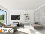 Проект дома ARCHON+ Дом в мачейках (Г2) дневная зона (визуализация 1 вид 1)