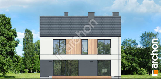 Дворовой фасад Дом в иберисах 5