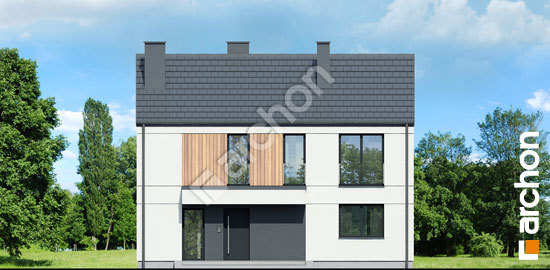 Передній фасад Будинок в іберійках 5