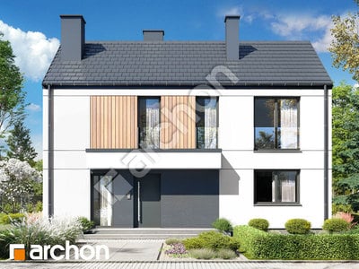 Проект дома ARCHON+ Дом в иберисах 5 