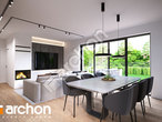 Проект дома ARCHON+ Дом в иберисах 5 дневная зона (визуализация 1 вид 5)