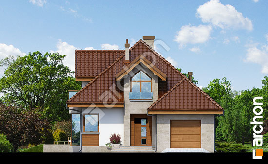 Передній фасад Будинок в руколі (H) вер.2