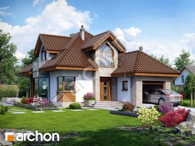 Проєкт будинку ARCHON+ Будинок в руколі (H) вер.2 