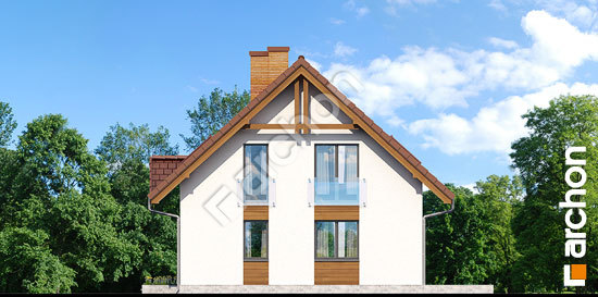 Бочний фасад Будинок в суниці вер. 2