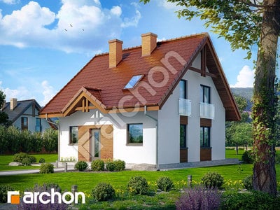 Проект дома ARCHON+ Дом в землянике вер. 2 