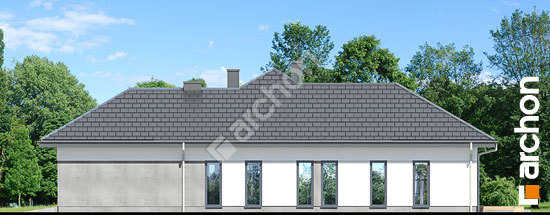 Боковой фасад Дом в подснежниках 5 (Г2)